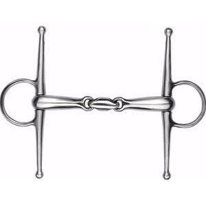 Mors à Aiguille Double Brisure Gros Canons Inox Satin, FEELING 