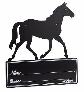 Plaque de Box “Silhouette de Cheval” à Visser 