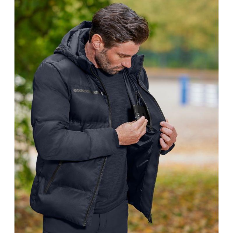 Doudoune pour homme à capuche Manteau d'hiver léger