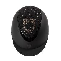 EQUESTRO - Casque d'Equitation Visière large ou courte et paillettes PROXIMA