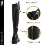 TREDSTEP Donatello - Bottes Equitation Demie Mesure en Cuir
