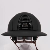 Casque CROMO MATT 2.0 Grande Visière Polo Jugulaire Camel, KEP ITALIA