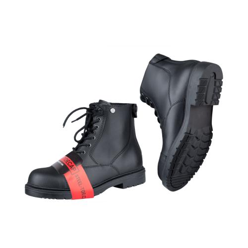 Boots de Sécurité à Coque Métal en Cuir Lacets et Zip, WALDHAUSEN 