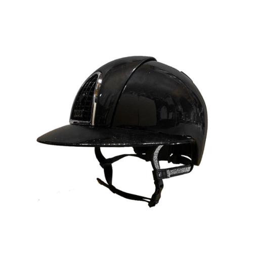 KEP Italia - Casque Equitation Aspect Brillant Visière XL Diamond & Swarovski RIMINI