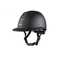LAMICELL - Casque Equitation à Visière et Jugulaire Brun SYDNEY