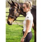 Polo Concours Femme avec Zip GLAMOUR, MOUNTAIN HORSE