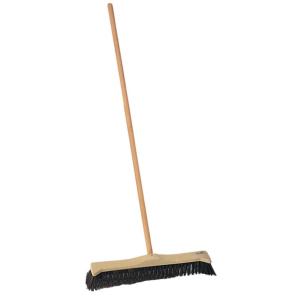 LA GEE - Grand balai poils PVC pour sols durs d'Écurie 60 CM