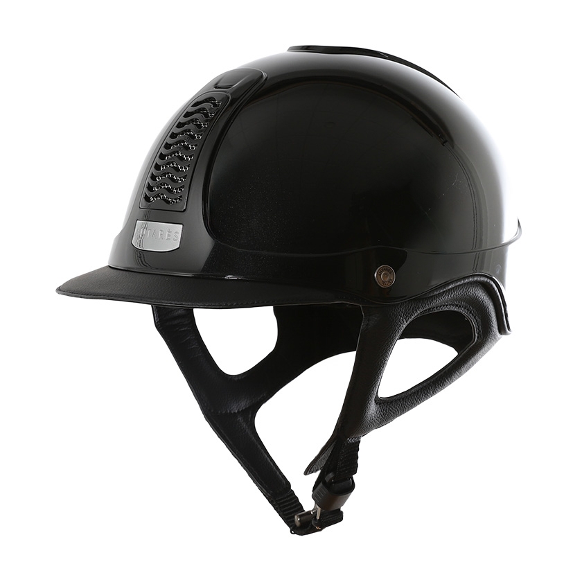 ANTARES - Casque équitation vernis Précision PREMIUM NOIR 53 S/M