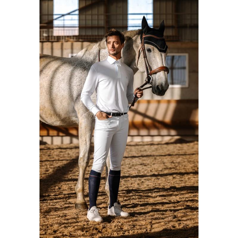 EQUITHEME - Polo de Concours Col chemise à manches DANY S HOMME