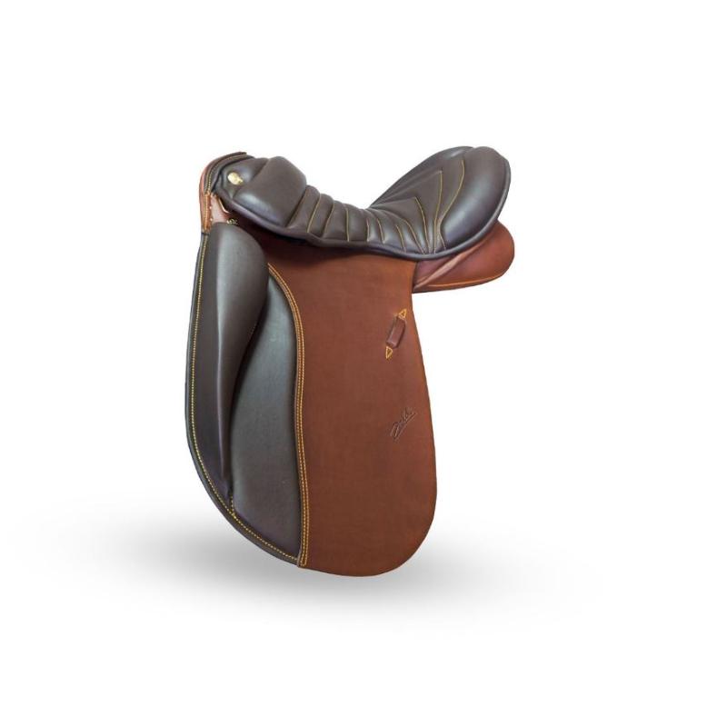 ZALDI - Selle de Randonnée Extra Confort NEW CONT sur Mesure NOIR 17 POUCES