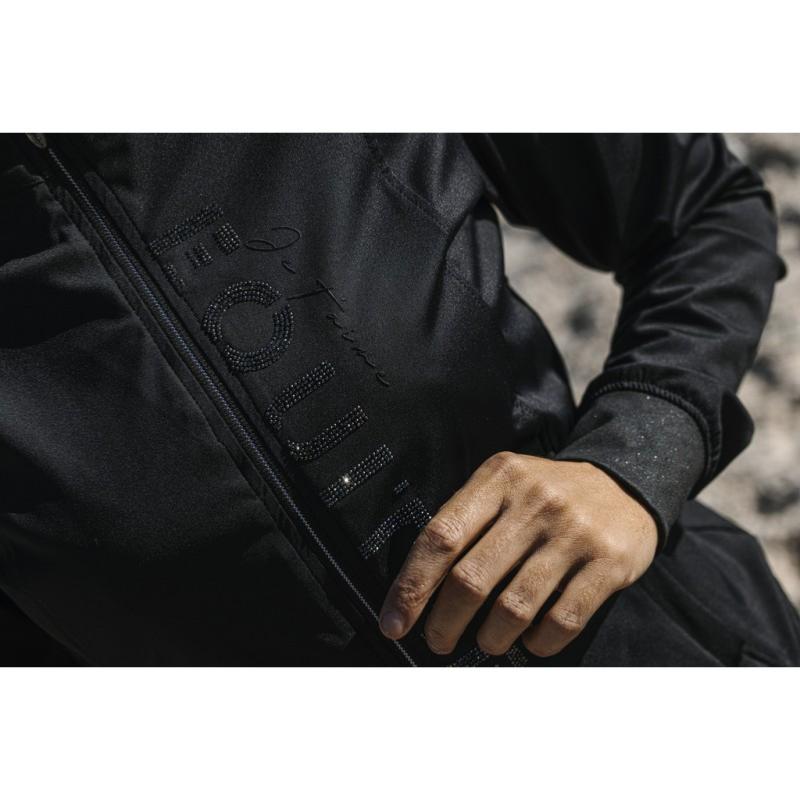 EQUITHEME - Veste Zippée Femme Quickdry avec strass CHARLENE XS FEMME