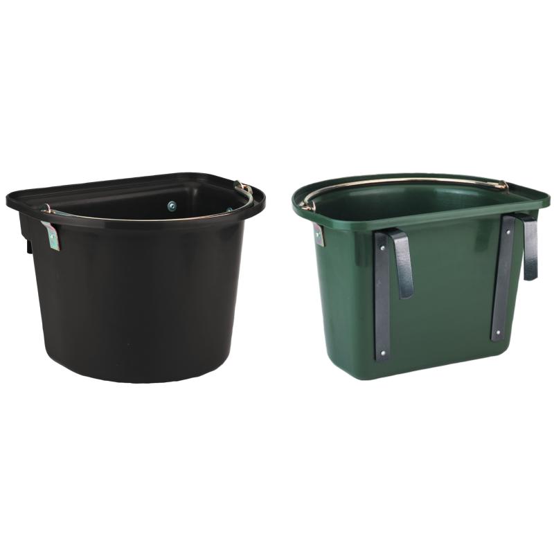 WALDHAUSEN - Mangeoire en Plastique avec crochet pour porte de box Chevaux ROUGE