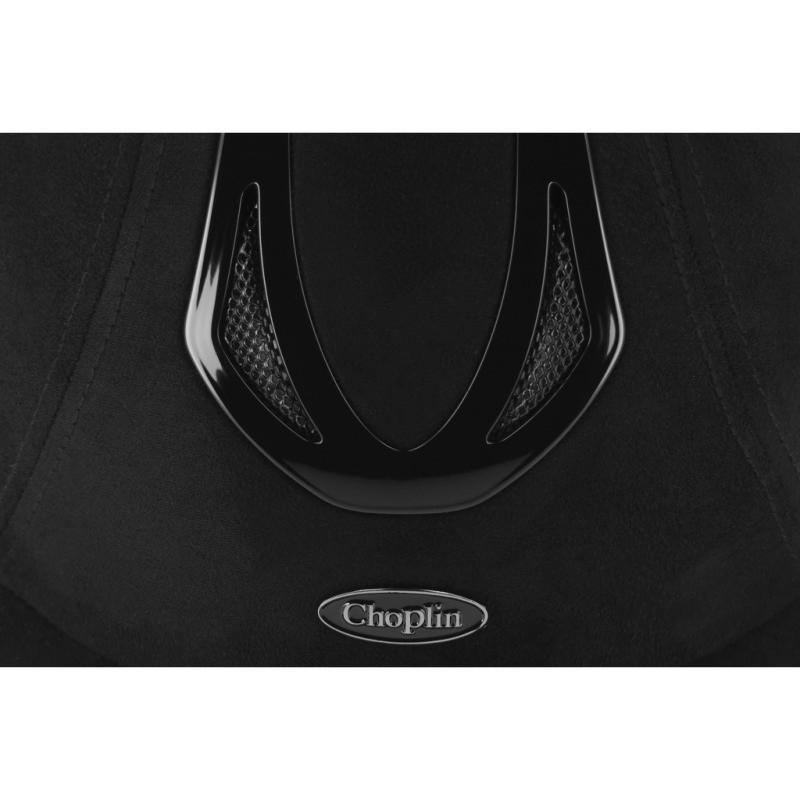 CHOPLIN - Casque Equitation velours AREO VELVET Taille : 49/51 NOIR MAT