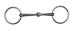 FEELING - Mors de Bride 2 Anneaux Canons Fins INOX 105 MM