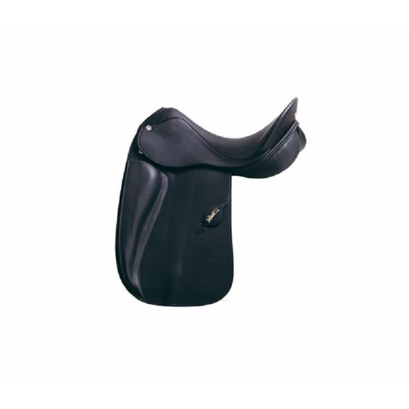 ZALDI - Selle de Dressage très creuse Carlos PINTO Milénium sur mesure 16 POUCES NOIR