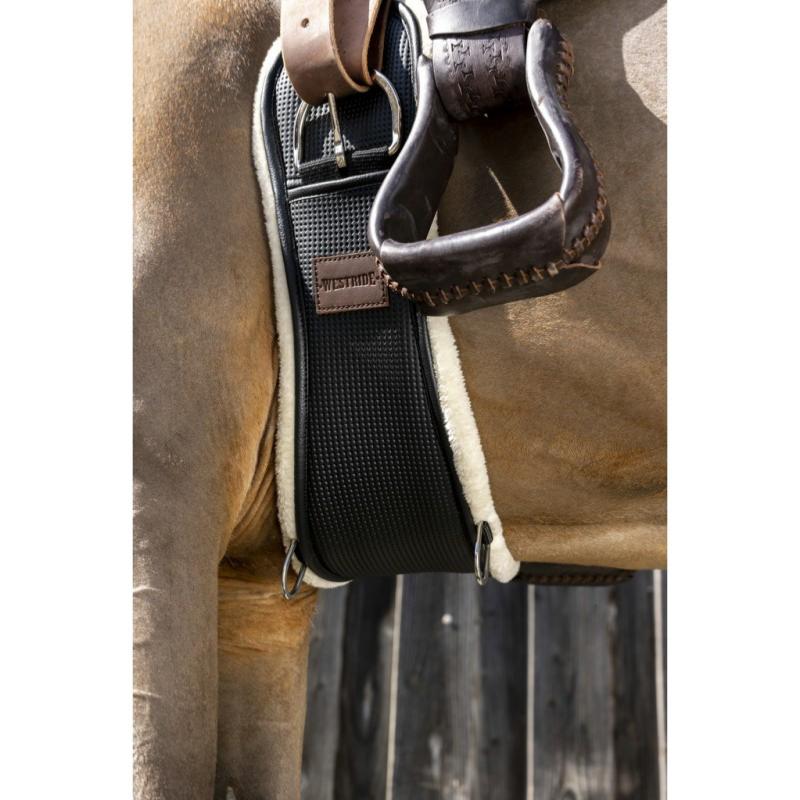 FRANCK PERRET  - Sangle Western Matelassée mouton synthétique WESTRIDE