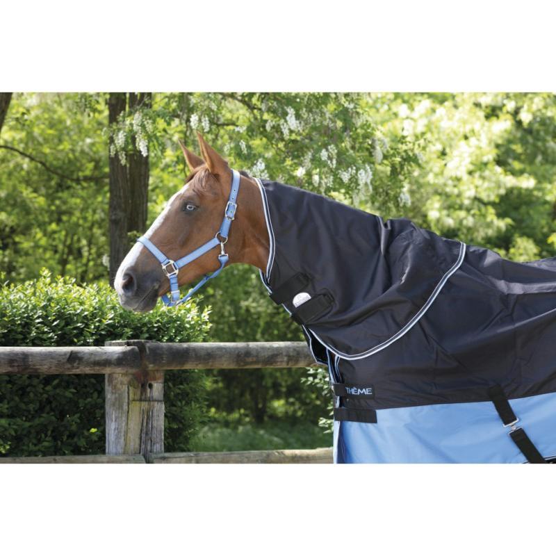 EQUITHÈME TYREX - Couvre cou pour couverture 600 deniers PONEY MARINE Sans Polyfil