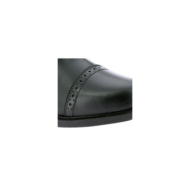 EQUITHEME - Boots Equitation ZIP Cuir surpiqué 36 FR