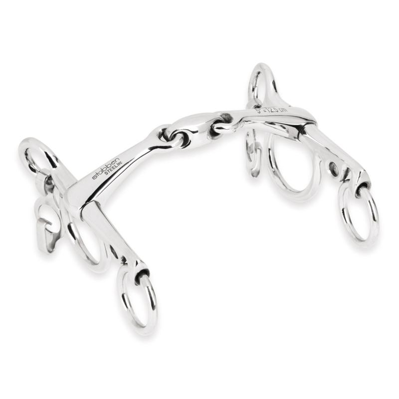 STÜBBEN - Mors Pelham Easy Control Branches Courtes 120 mm