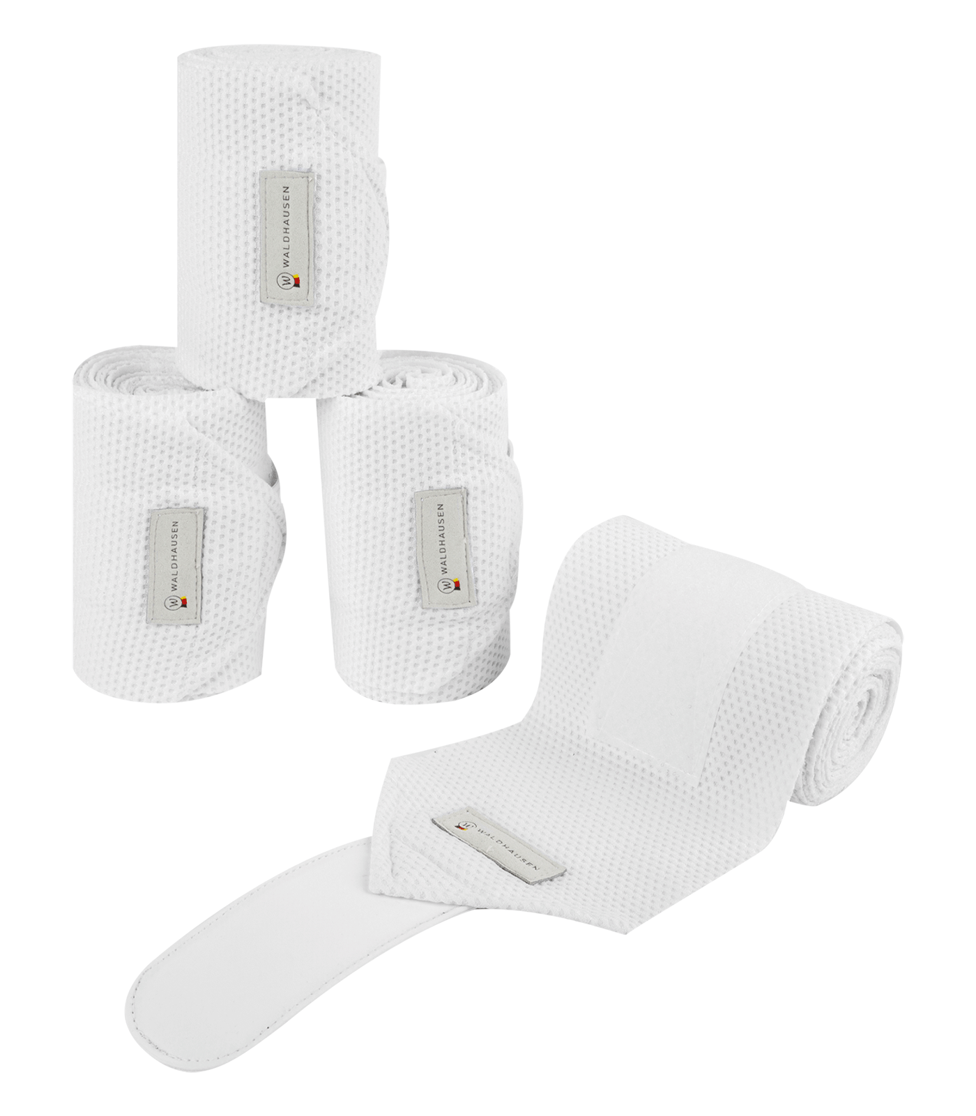 WALDHAUSEN - Bandes de Travail en maille respirante BREATH, Les 4 NOIR