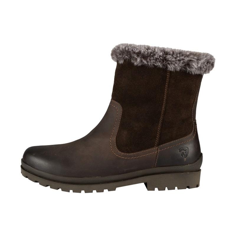 HORKA - Boots HIVER en Cuir Huilé Intérieur Fourrure WINSFORD 36 FR BRUN