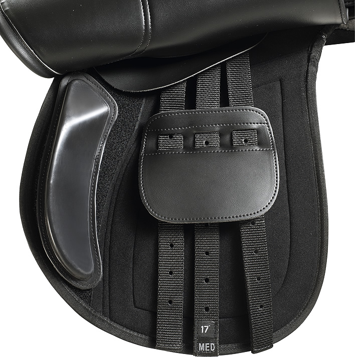 NORTON - Selle Obstacle Close Contact Rexine EVOL Semie Creuse Taille : 15" 3/4 NOIR