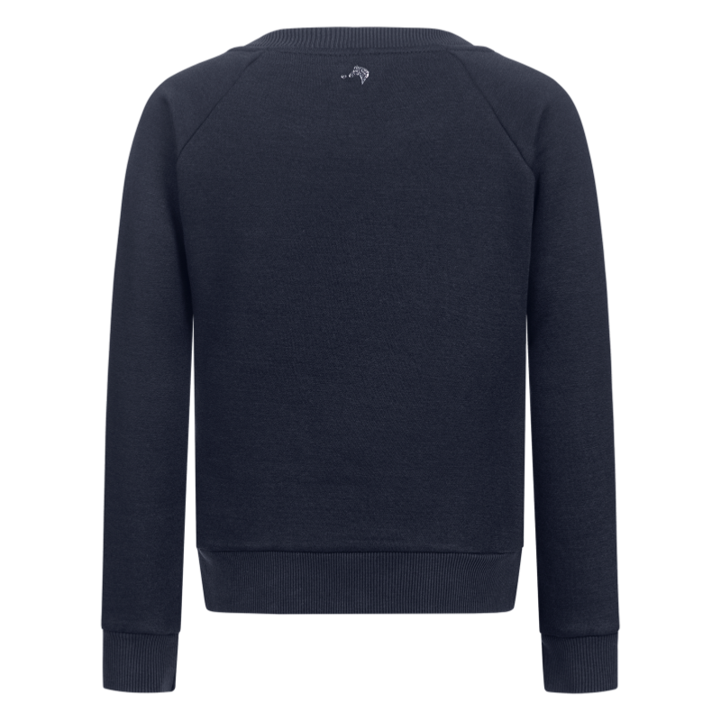ELT - Sweat équitation à col rond ENFANT, JUNIOR Lucky MARLA 110 CM /116 CM MARINE