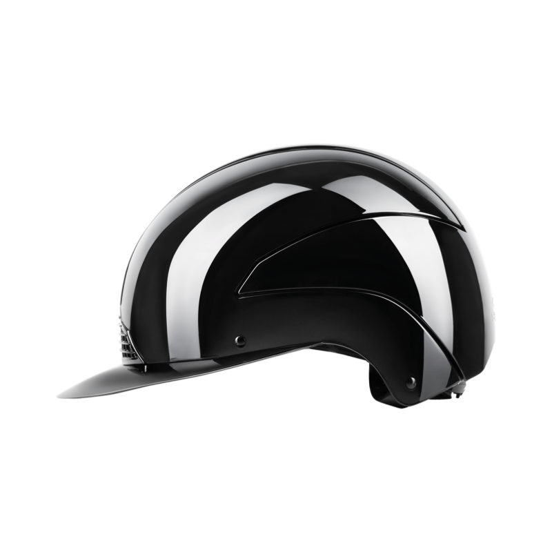 SWING - Casque d'équitation brillant grande visière Lady GLOSSY H24 MARINE TAILLE 59 - 61 CM