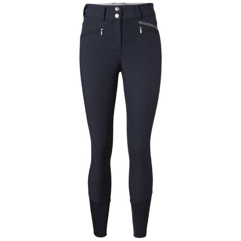 MOUNTAIN HORSE - Pantalon Anti Tâches Taille haute Fond Intégral DIANA 34 FR  FEMME   MARINE