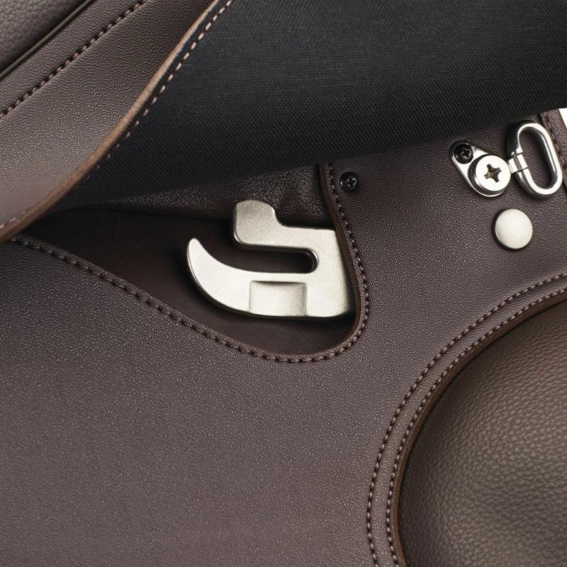 WINTEC 500 - Selle Mixte Hart à Arcade Interchangeable 16.5 POUCES/42 CM NOIR Troussequin ROND