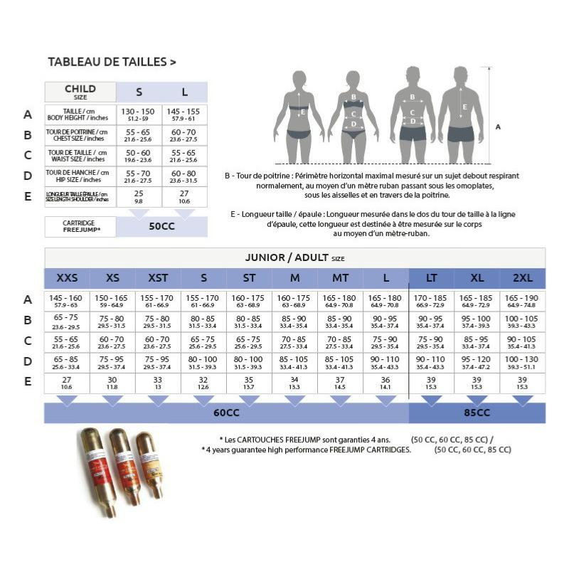 FREEJUMP - Gilet Airbag Cavalier AIR2 EQUITHÈME XXS ADULTE