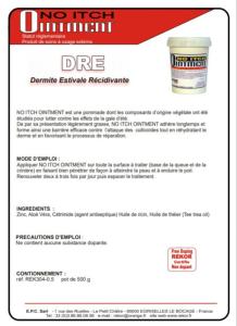 REKOR - NO ITCH  Soin Pommade de la Dermite Estivale Récidivante