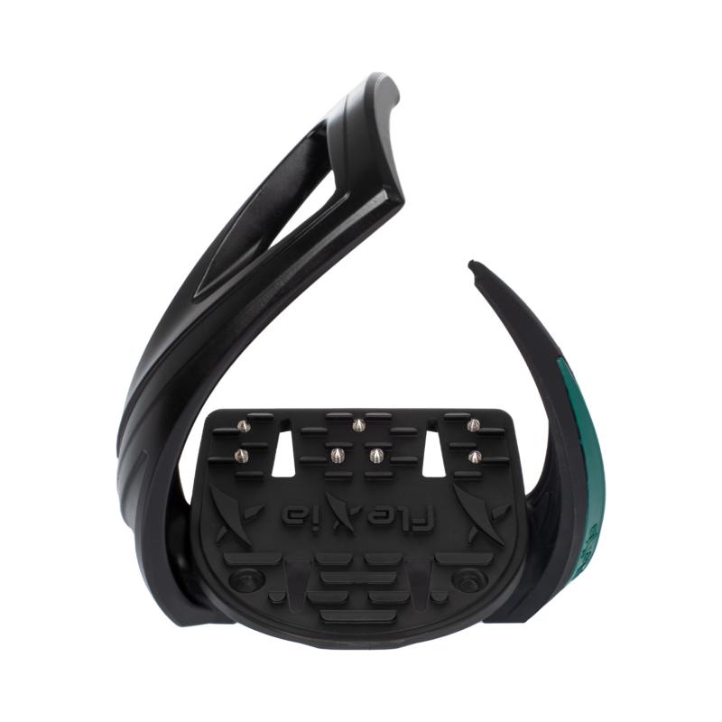 ACAVALLO - Étriers à Branche Plancher Très Large Flexible FLEXIA S NOIR/NOIR