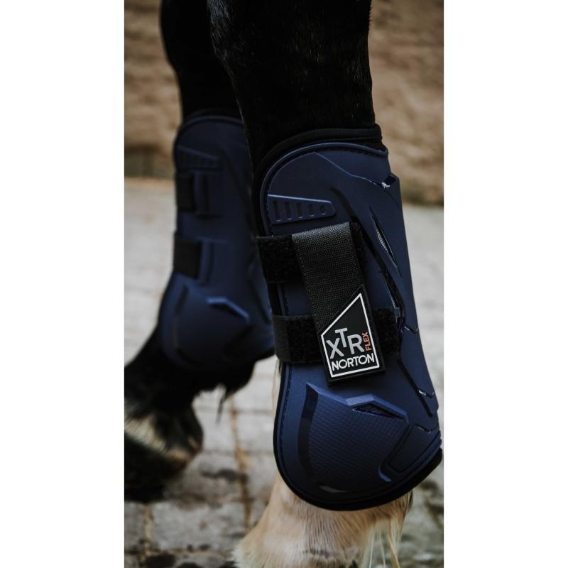 NORTON XTR - Guêtres à Coque fermeture velcro FLEX PONEY NOIR