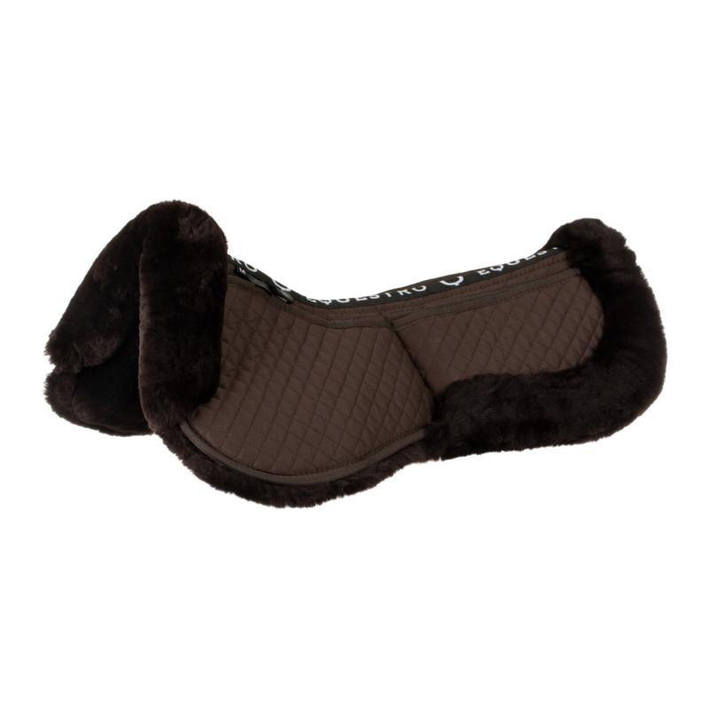 EQUESTRO - Amortisseur de Dos en Mouton à Poches et Bord Mouton NOIR mouton NOIR