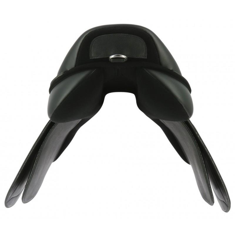 NORTON - Selle Obstacle Close Contact Rexine EVOL Semie Creuse Taille : 15" 3/4 NOIR