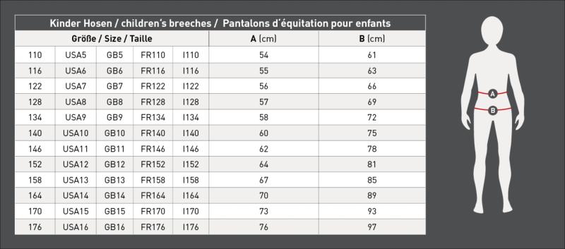 ELT - Legging équitation Stretch Junior LUCKY LENI 110 CM