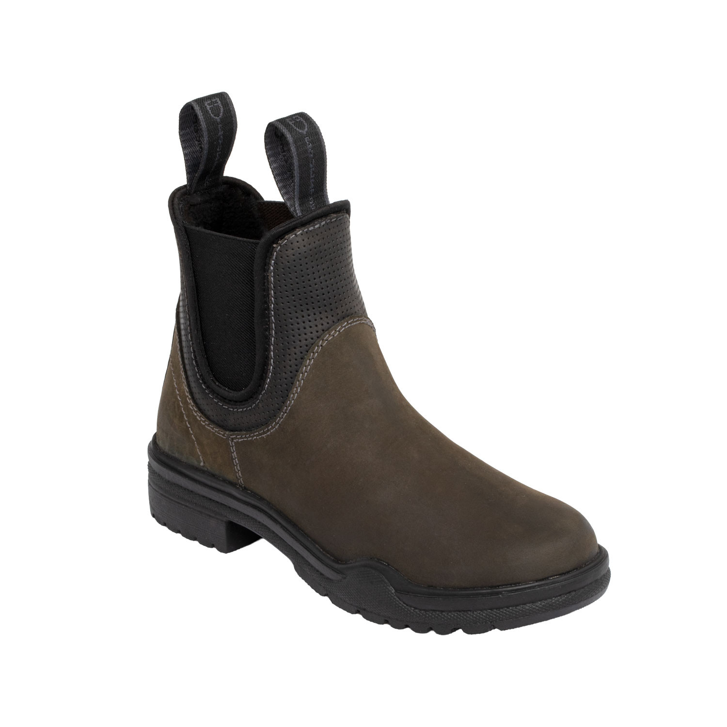 EQUESTRO - Boots équitation en nubuck imperméable NYX 35 FR