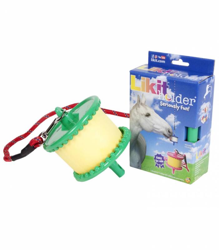 LIKIT - Support de suspension pierre à lécher pour Cheval au Box ROSE