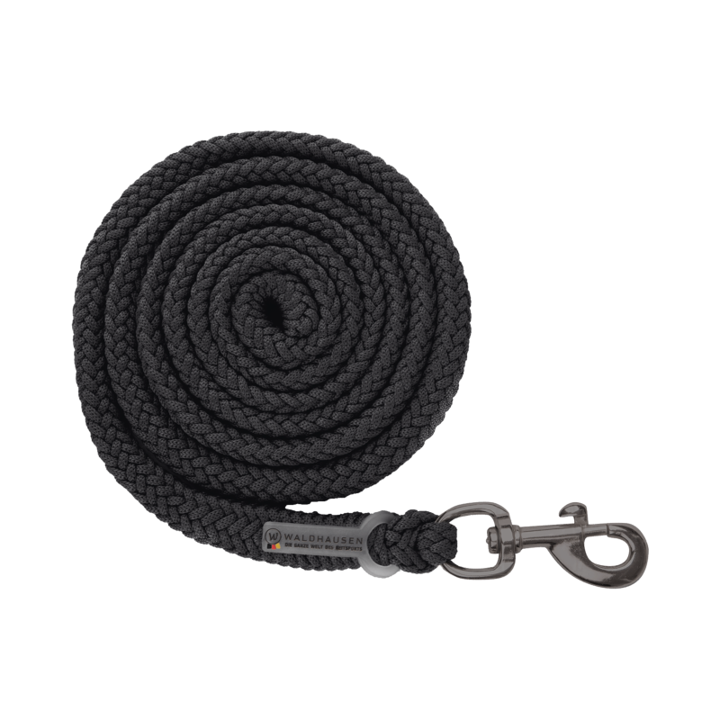 WALDHAUSEN - Longe d'attache en nylon mousqueton simple MODERN ROSE NOIR