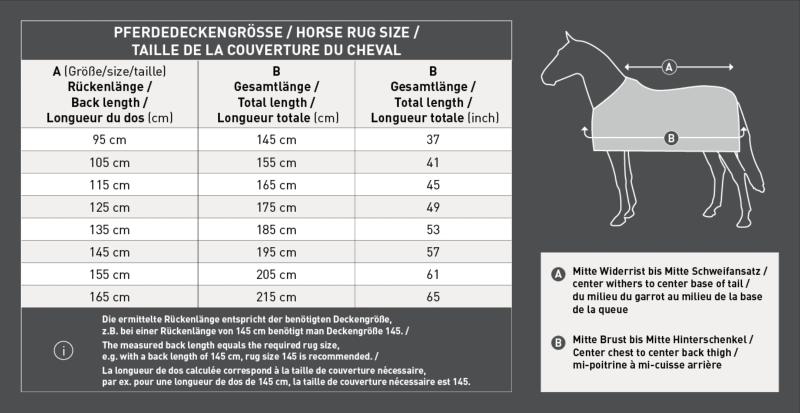 WALDHAUSEN - Couverture de Pré matelassée 200G ARCTIC  600 deniers
