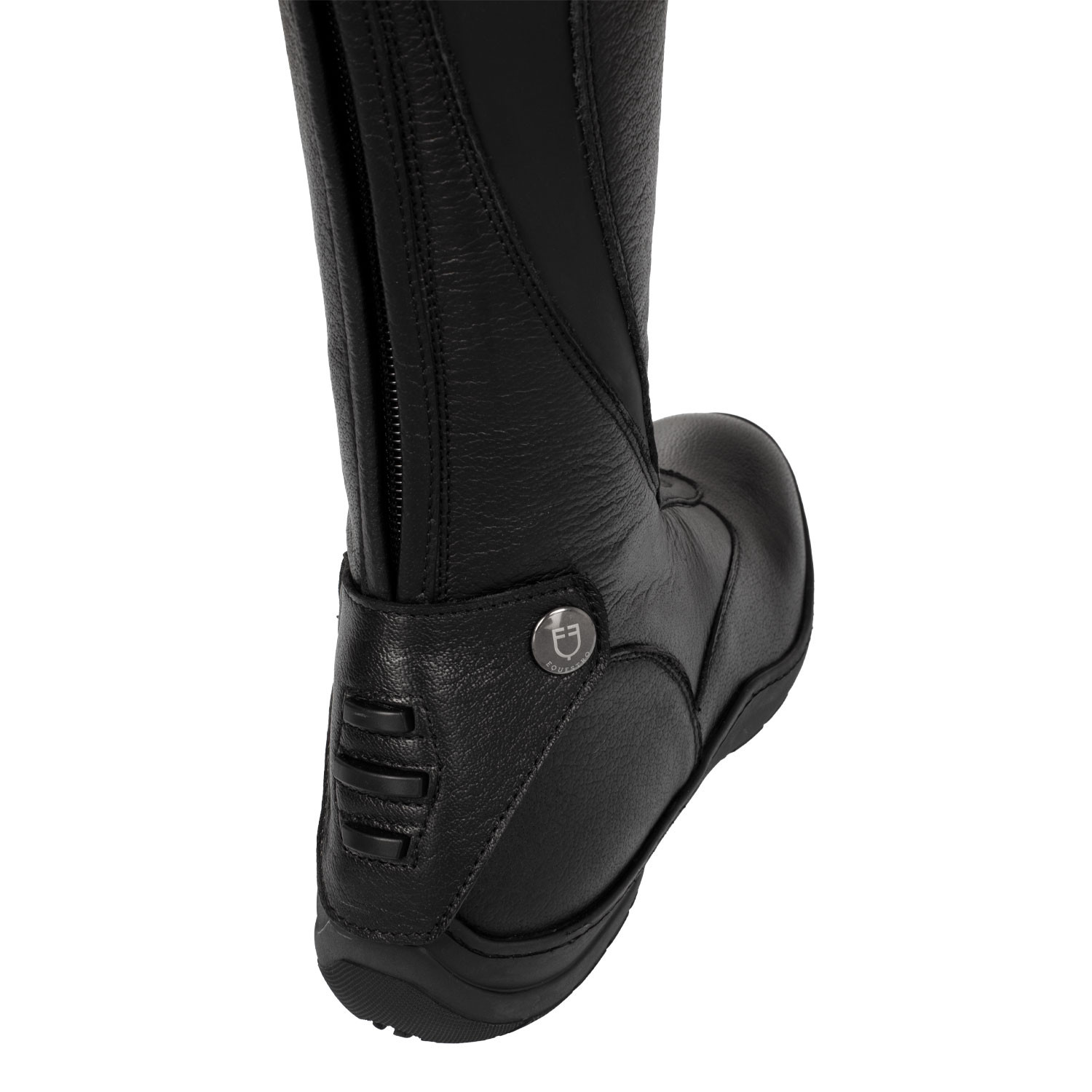 EQUESTRO - Bottes équitation en Cuir  avec semelle Sport SPORTY 35 FR SMALL XS