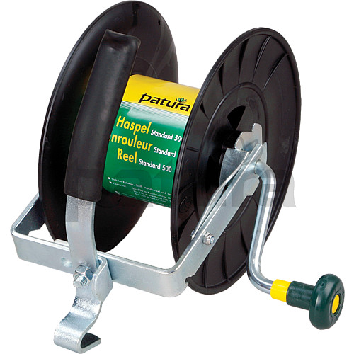PATURA - Enrouleur de Clôture pour Fil électro plastique jusqu’à 500M , avec Manivelle
