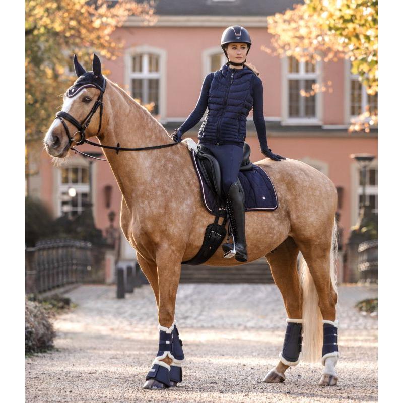 WALDHAUSEN - Bonnet anti-mouches en maille MODERN ROSE MARINE