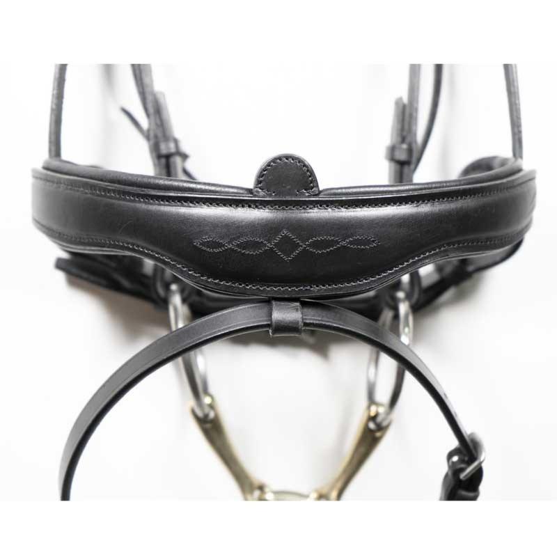 SIGNATURE by ANTARES -Bridon à Large Muserolle Combinée DRESSAGE COB