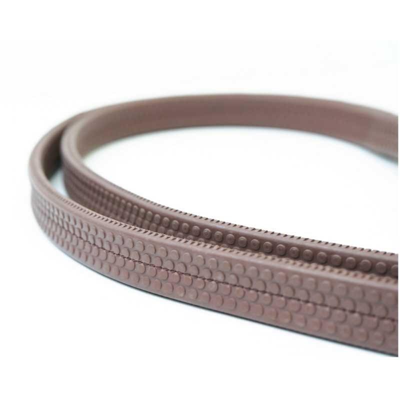 SIGNATURE by ANTARES - Rênes en Cuir Souples 16MM et Mains Grip Petits Picots