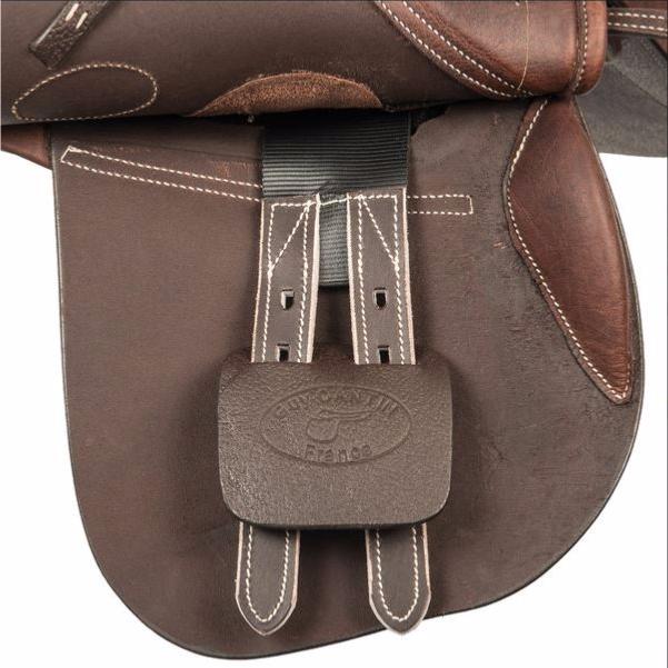 GUY CANTIN - Selle bardette Evolution éducative en cuir 14.5'  (Siège 41.5 cm) CUIR NOIR