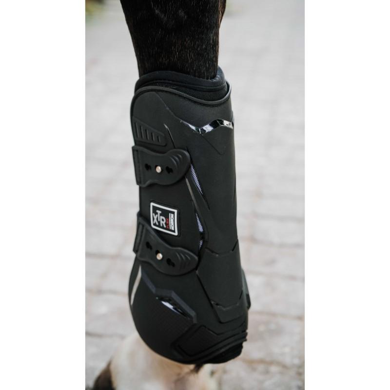 NORTON XTR - Guêtre à Coque fermeture Boutons FLEX NOIR PONEY