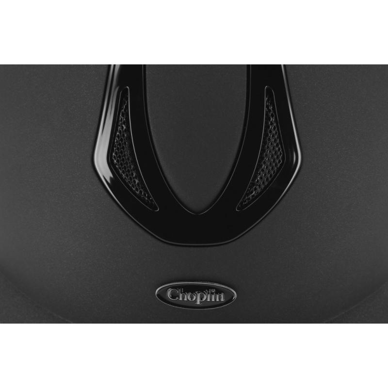 CHOPLIN - Casque d'Equitation AERO Coque Microfibres suède Taille : 49/52