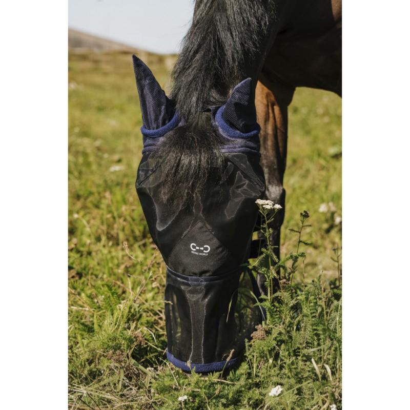 RIDING WORLD - Masque anti-mouches intégral anti UV First PONEY